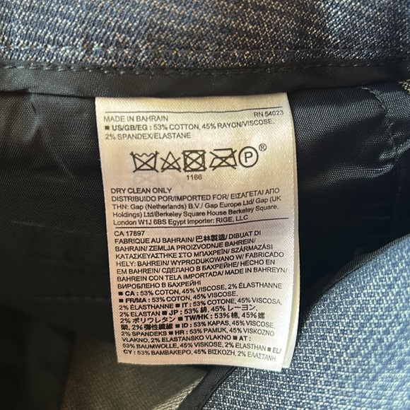 Banana Republic blue Women's  work/casual pants size 2 - Picture 7 of 7